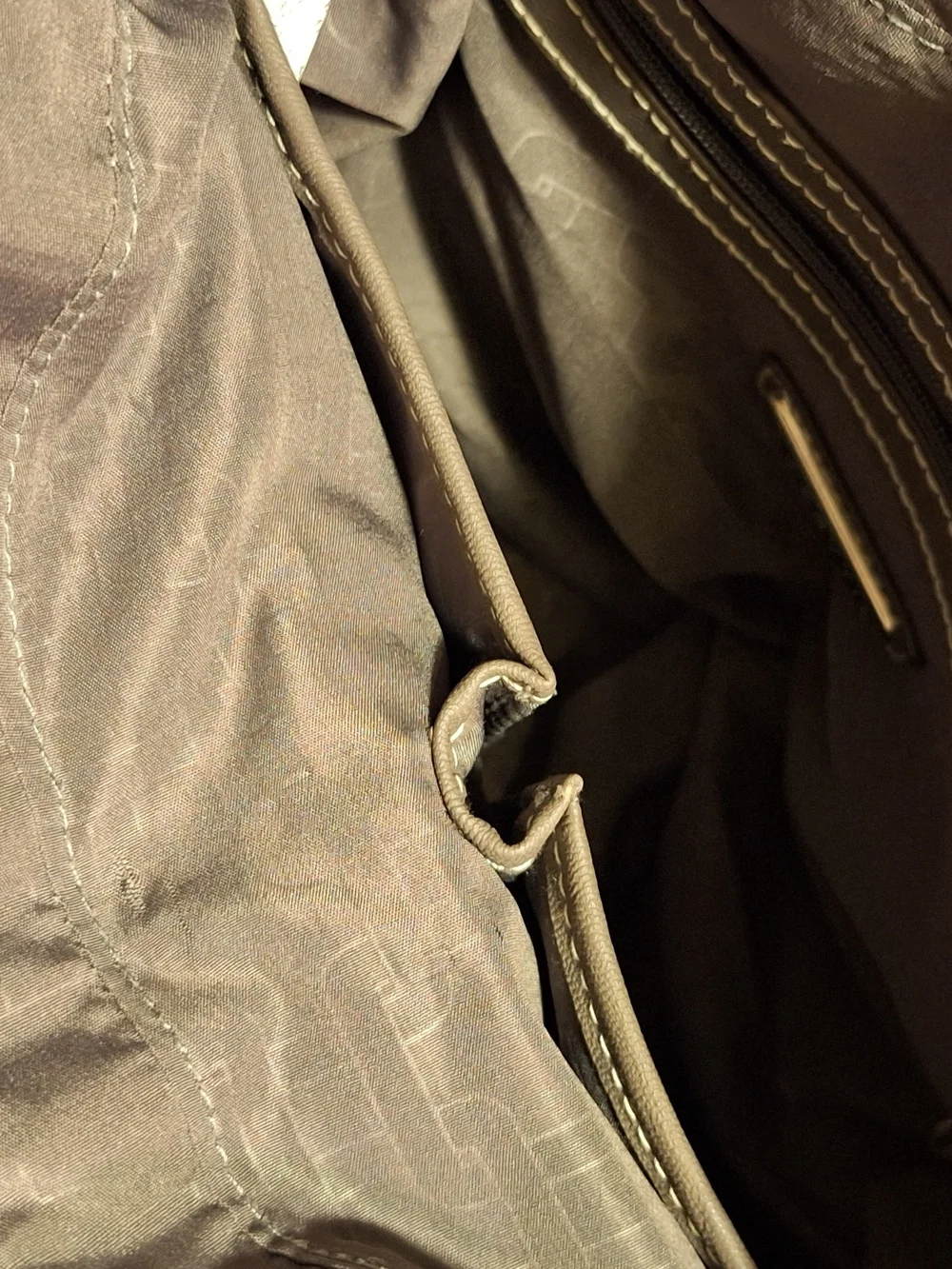Rosetti Olive Green Shoulder Bag with Front Zips